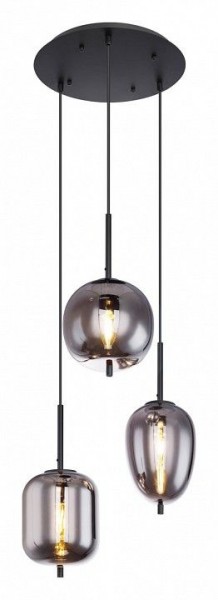 Подвесной светильник Globo Blacky 15345-3 в Южноуральске - yuzhnouralsk.mebel24.online | фото