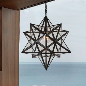 Подвесной светильник Imperiumloft Black Star Clear Glass 101314-26 в Южноуральске - yuzhnouralsk.mebel24.online | фото