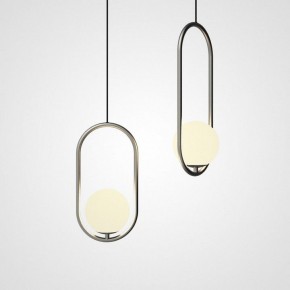 Подвесной светильник Imperiumloft Matthew Mccormick Hoop Silver Mila Pendant HOOP-B01 в Южноуральске - yuzhnouralsk.mebel24.online | фото 2