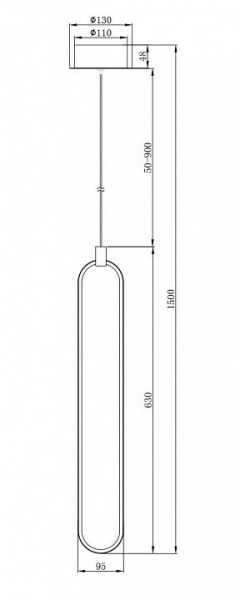 Подвесной светильник Maytoni Chain MOD017PL-L13N в Южноуральске - yuzhnouralsk.mebel24.online | фото 5