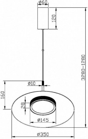 Подвесной светильник Maytoni Halo MOD041PL-L15B3K1 в Южноуральске - yuzhnouralsk.mebel24.online | фото 5