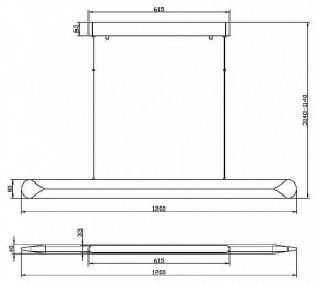 Подвесной светильник Maytoni Motion MOD276PL-L40W3K в Южноуральске - yuzhnouralsk.mebel24.online | фото 4
