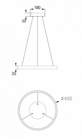 Подвесной светильник Maytoni Rim MOD058PL-L22W4K в Южноуральске - yuzhnouralsk.mebel24.online | фото 3
