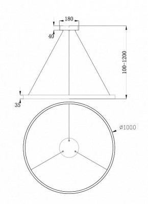 Подвесной светильник Maytoni Rim MOD058PL-L54BS4K в Южноуральске - yuzhnouralsk.mebel24.online | фото 4