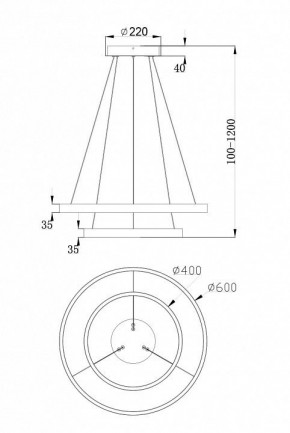 Подвесной светильник Maytoni Rim MOD058PL-L55W4K в Южноуральске - yuzhnouralsk.mebel24.online | фото 7