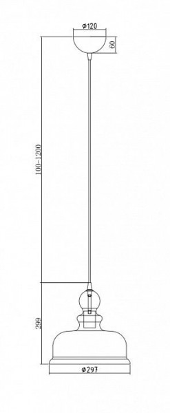 Подвесной светильник Maytoni Tone P001PL-01BZ в Южноуральске - yuzhnouralsk.mebel24.online | фото 4
