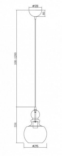 Подвесной светильник Maytoni Tone P003PL-01BZ в Южноуральске - yuzhnouralsk.mebel24.online | фото 4