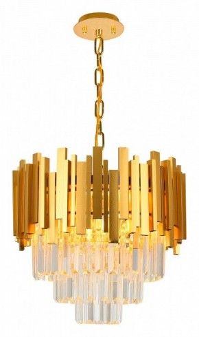 Подвесной светильник Natali Kovaltseva VERTIGO VERTIGO 81440/6C GOLD в Южноуральске - yuzhnouralsk.mebel24.online | фото 3
