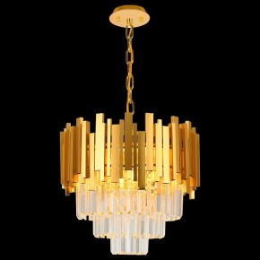 Подвесной светильник Natali Kovaltseva VERTIGO VERTIGO 81440/6C GOLD в Южноуральске - yuzhnouralsk.mebel24.online | фото 4