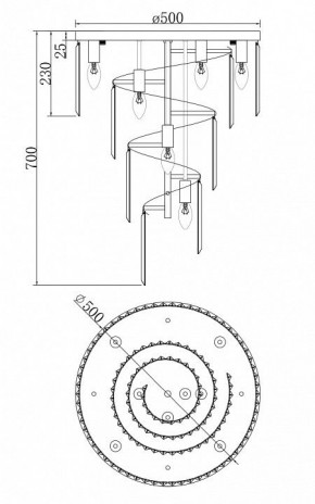 Потолочная люстра Maytoni Louis RC007CL-08CH в Южноуральске - yuzhnouralsk.mebel24.online | фото 3