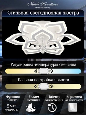 Потолочная люстра Natali Kovaltseva Cascade LED LAMPS 81158 в Южноуральске - yuzhnouralsk.mebel24.online | фото 7