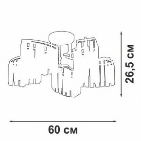 Потолочная люстра Vitaluce V5884 V5884-0/5PL в Южноуральске - yuzhnouralsk.mebel24.online | фото 3