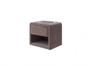 PROxSON Тумба Cube (Ткань: Велюр Shaggy Chocolate) 52x41 в Южноуральске - yuzhnouralsk.mebel24.online | фото