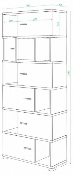 Шкаф комбинированный Домино СБ-30/6 в Южноуральске - yuzhnouralsk.mebel24.online | фото 3
