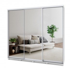 МАРТИН Шкаф-купе с зеркалами Анкор светлый (2400*600) М643 в Южноуральске - yuzhnouralsk.mebel24.online | фото