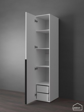 Шкаф Linnea MHR-1-4 2050х400х510 (Белый-М 11.1.1) в Южноуральске - yuzhnouralsk.mebel24.online | фото 5