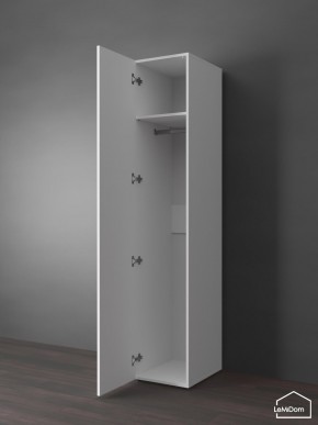 Шкаф Linnea MHR-1PO 2050х400х510 (Белый-М 11.1.2) в Южноуральске - yuzhnouralsk.mebel24.online | фото 4