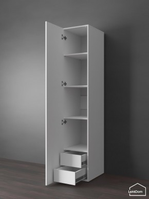 Шкаф Linnea MHR-1PO-4 2050х400х510 (Белый-М 11.1.2) в Южноуральске - yuzhnouralsk.mebel24.online | фото 4