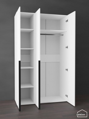 Шкаф Linnea MHR-3-1 2050х1200х510 (Белый-М 11.1.2) в Южноуральске - yuzhnouralsk.mebel24.online | фото 4