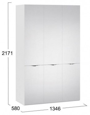 Шкаф платяной Глосс СМ-319.07.433 в Южноуральске - yuzhnouralsk.mebel24.online | фото 4