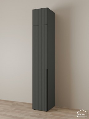 Шкаф с антресолью Linnea MHR-1A-2 2450х400х510 (Графит-М 11.1.25) в Южноуральске - yuzhnouralsk.mebel24.online | фото 1