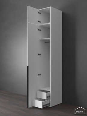 Шкаф с антресолью Linnea MHR-1A-3 2450х400х510 (Белый-М 11.1.1) в Южноуральске - yuzhnouralsk.mebel24.online | фото 6