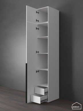 Шкаф с антресолью Linnea MHR-1A-4 2450х400х510 (Белый-М 11.1.2) в Южноуральске - yuzhnouralsk.mebel24.online | фото 5