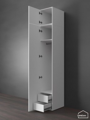 Шкаф с антресолью Linnea MHR-1POA-3 2450х400х510 (Белый-М 11.1.2) в Южноуральске - yuzhnouralsk.mebel24.online | фото 6