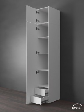 Шкаф с антресолью Linnea MHR-1POA-4 2450х400х510 (Белый-М 11.1.2) в Южноуральске - yuzhnouralsk.mebel24.online | фото 5