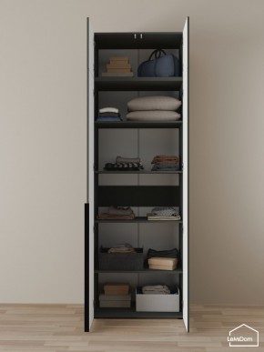 Шкаф с антресолью Linnea MHR-2A-2 2450х800х510 (Графит-М 11.1.25) в Южноуральске - yuzhnouralsk.mebel24.online | фото 4