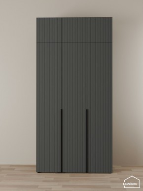 Шкаф с антресолью Linnea MHR-3A-1 2450х1200х510 (Графит-М 11.1.25) в Южноуральске - yuzhnouralsk.mebel24.online | фото 1