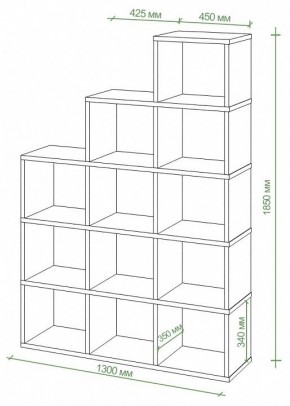 Стеллаж Бартоло СЛД 5 в Южноуральске - yuzhnouralsk.mebel24.online | фото 2