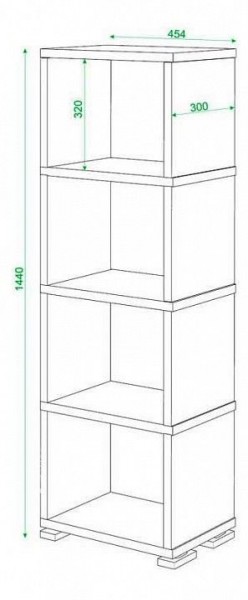 Стеллаж Домино СБ-15/4 в Южноуральске - yuzhnouralsk.mebel24.online | фото 3