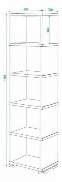 Стеллаж Домино СБ-15/5 в Южноуральске - yuzhnouralsk.mebel24.online | фото 3