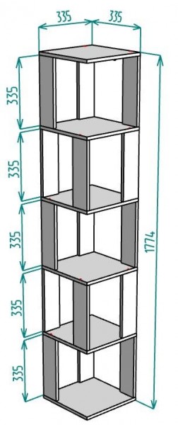 Стеллаж Ivan S109 в Южноуральске - yuzhnouralsk.mebel24.online | фото 2