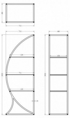 Стеллаж KFG087 в Южноуральске - yuzhnouralsk.mebel24.online | фото 6
