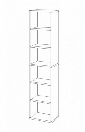 Стеллаж-колонка Домино СУ(ш1в2) в Южноуральске - yuzhnouralsk.mebel24.online | фото 3