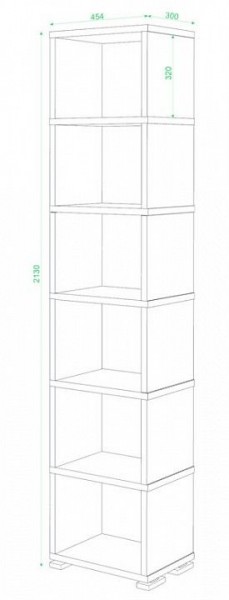 Стеллаж-колонка СБ-15/6 в Южноуральске - yuzhnouralsk.mebel24.online | фото 2