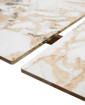 Стол ACERRA NEW 160 GLOSS GRAND JADE SOLID CERAMIC/ каркас цвета шампань, ®DISAUR в Южноуральске - yuzhnouralsk.mebel24.online | фото 8