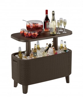 Стол Беви Бар (Bevy Bar Large Cool Bar), коричневый в Южноуральске - yuzhnouralsk.mebel24.online | фото 3