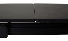 Стол CORNER 120 MATT BLACK MARBLE SOLID CERAMIC / BLACK, ®DISAUR в Южноуральске - yuzhnouralsk.mebel24.online | фото 1