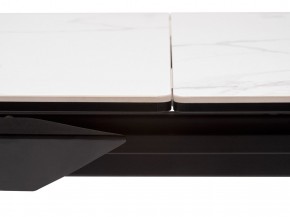 Стол CREMONA 140 MATTE STATUARIO Белый мрамор матовый, керамика/ черный каркас, ®DISAUR в Южноуральске - yuzhnouralsk.mebel24.online | фото 4