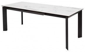 Стол CREMONA 140 MATTE STATUARIO Белый мрамор матовый, керамика/ черный каркас, ®DISAUR в Южноуральске - yuzhnouralsk.mebel24.online | фото 5