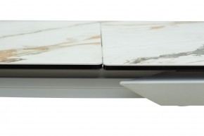 Стол CREMONA 160 KL-188 Контрастный мрамор / белый каркас, ®DISAUR в Южноуральске - yuzhnouralsk.mebel24.online | фото 5