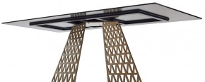 Стол ENNA 220 KL-188 Контрастный мрамор матовый, итальянская керамика/ каркас цвета шампань, ®DISAUR в Южноуральске - yuzhnouralsk.mebel24.online | фото 12