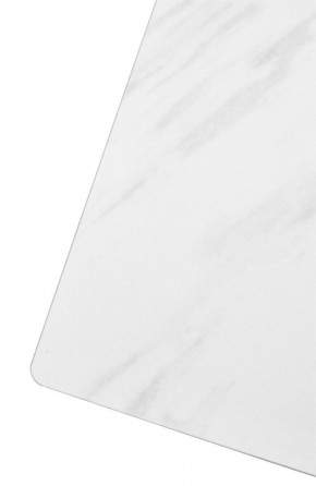 Стол FONDI 180 MARBLES KL-99 Белый мрамор матовый, итальянская керамика/ черный каркас, ®DISAUR в Южноуральске - yuzhnouralsk.mebel24.online | фото 6