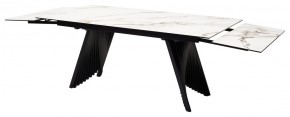 Стол IVAR 180 MARBLES KL-188 Контрастный мрамор, итальянская керамика, ®DISAUR в Южноуральске - yuzhnouralsk.mebel24.online | фото 9
