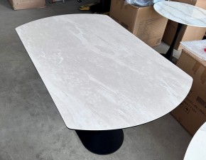 Стол KAI 140 TL-109 поворотная система раскладки, испанская керамика / Темно-серый / Черный, ®DISAUR в Южноуральске - yuzhnouralsk.mebel24.online | фото 7