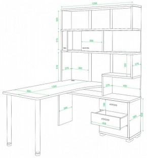 Стол компьютерный Домино нельсон СР-420/130 в Южноуральске - yuzhnouralsk.mebel24.online | фото 2