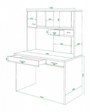Стол компьютерный Домино СК-60 в Южноуральске - yuzhnouralsk.mebel24.online | фото 3